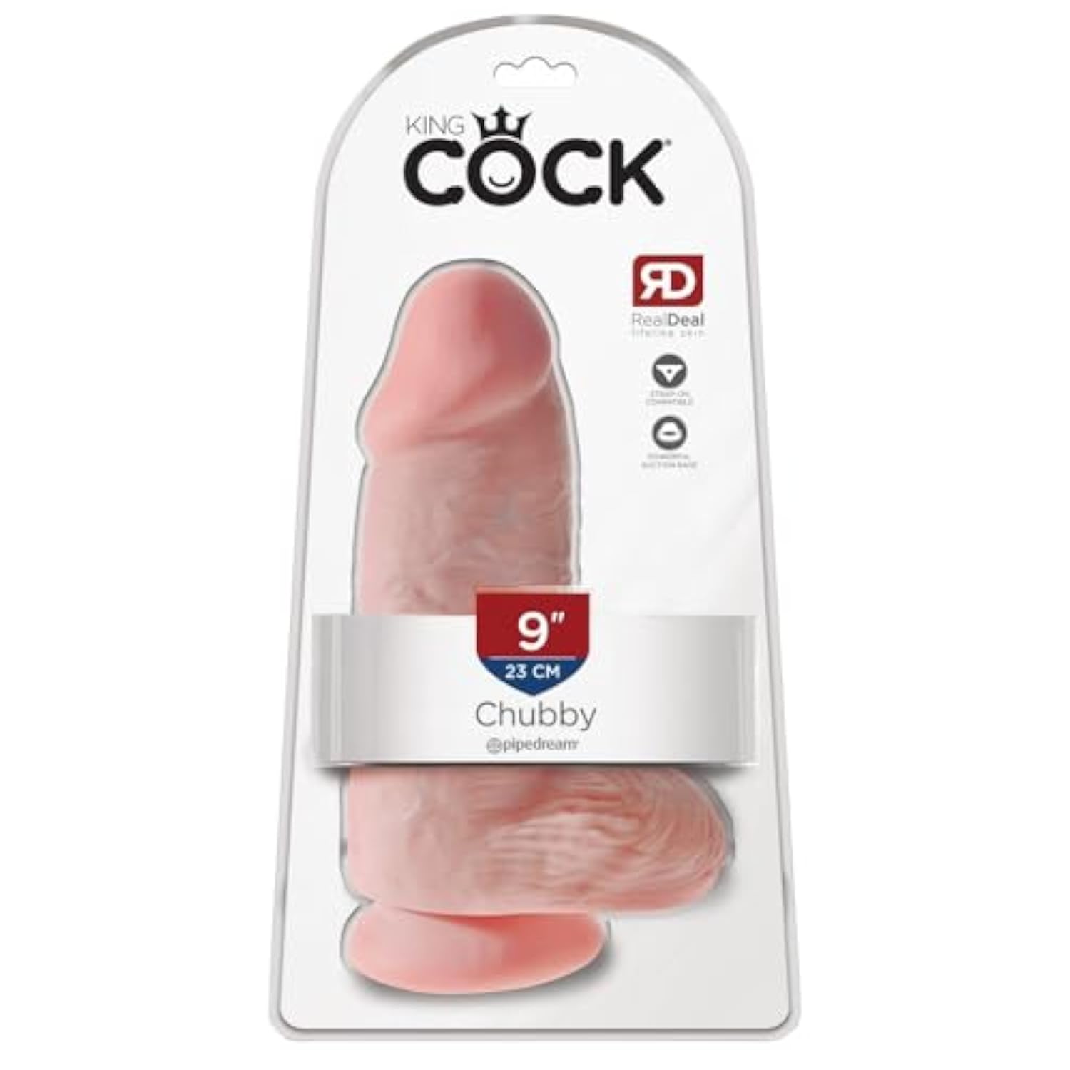Pipedream Products King Cock Chubby, Flesh