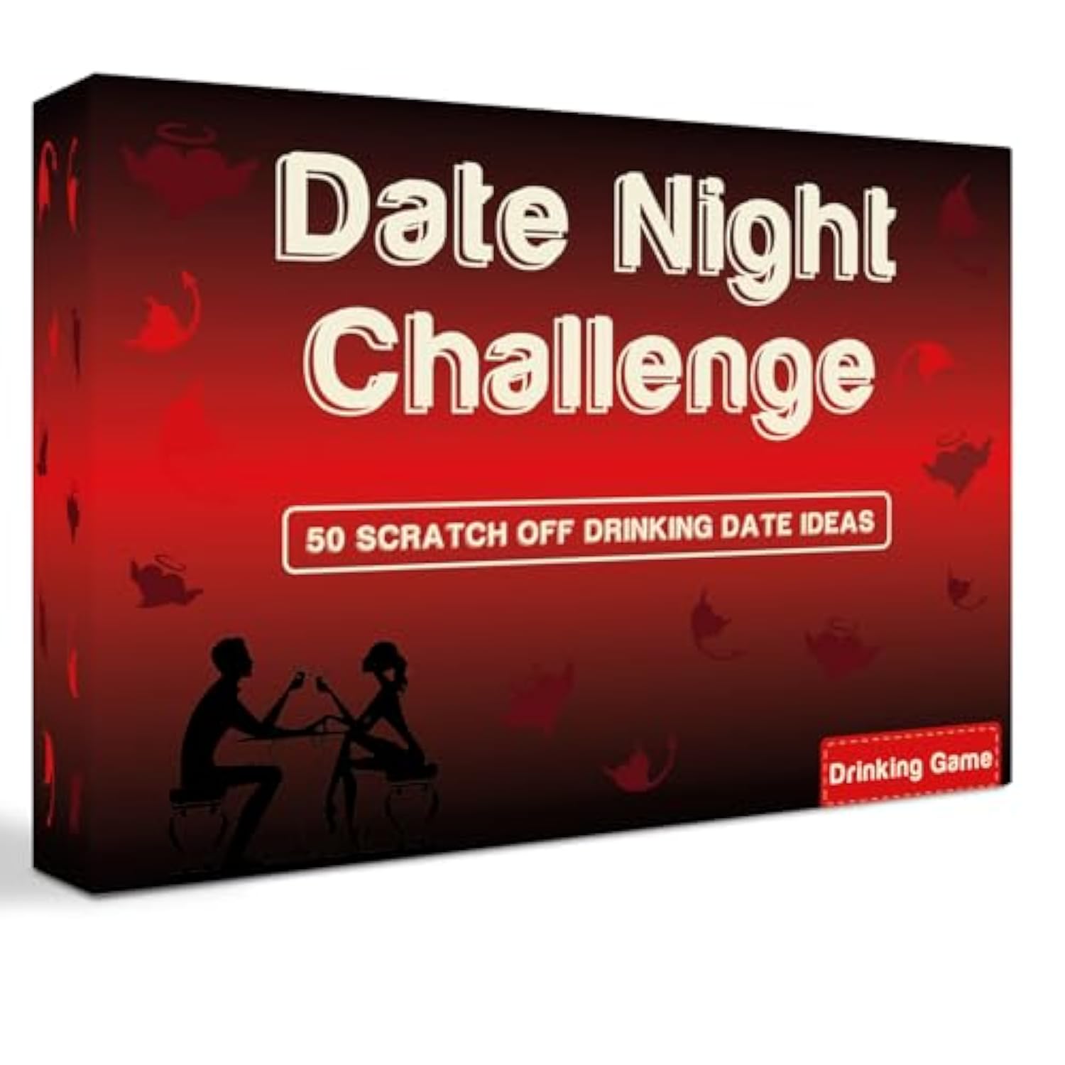 50 Fun & Romantic Scratch Off Date Night Ideas For Couples, Gifts For Him, Her, Husband, Boyfriend, Men - Valentinesday Gifts For Her - Stocking Stuffers, Anniversary, Birthday Gifts (Drinking Games)
