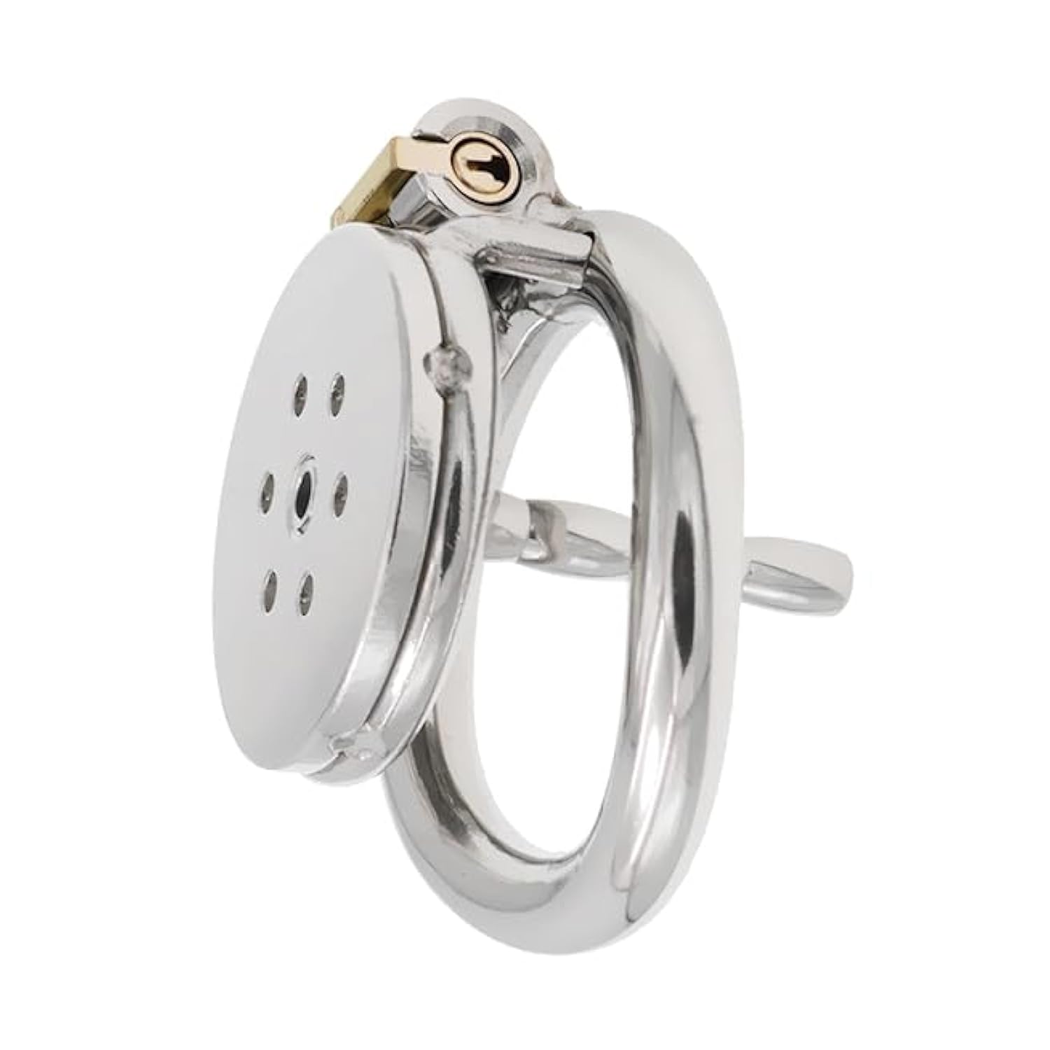 Flat Metal Male Chastity Cock Cage Steel Stainless Virginity Lock Belt With Negative Extreme Catheter Bdsm Cage Adult Game Sex Toy 50Mm-Chang