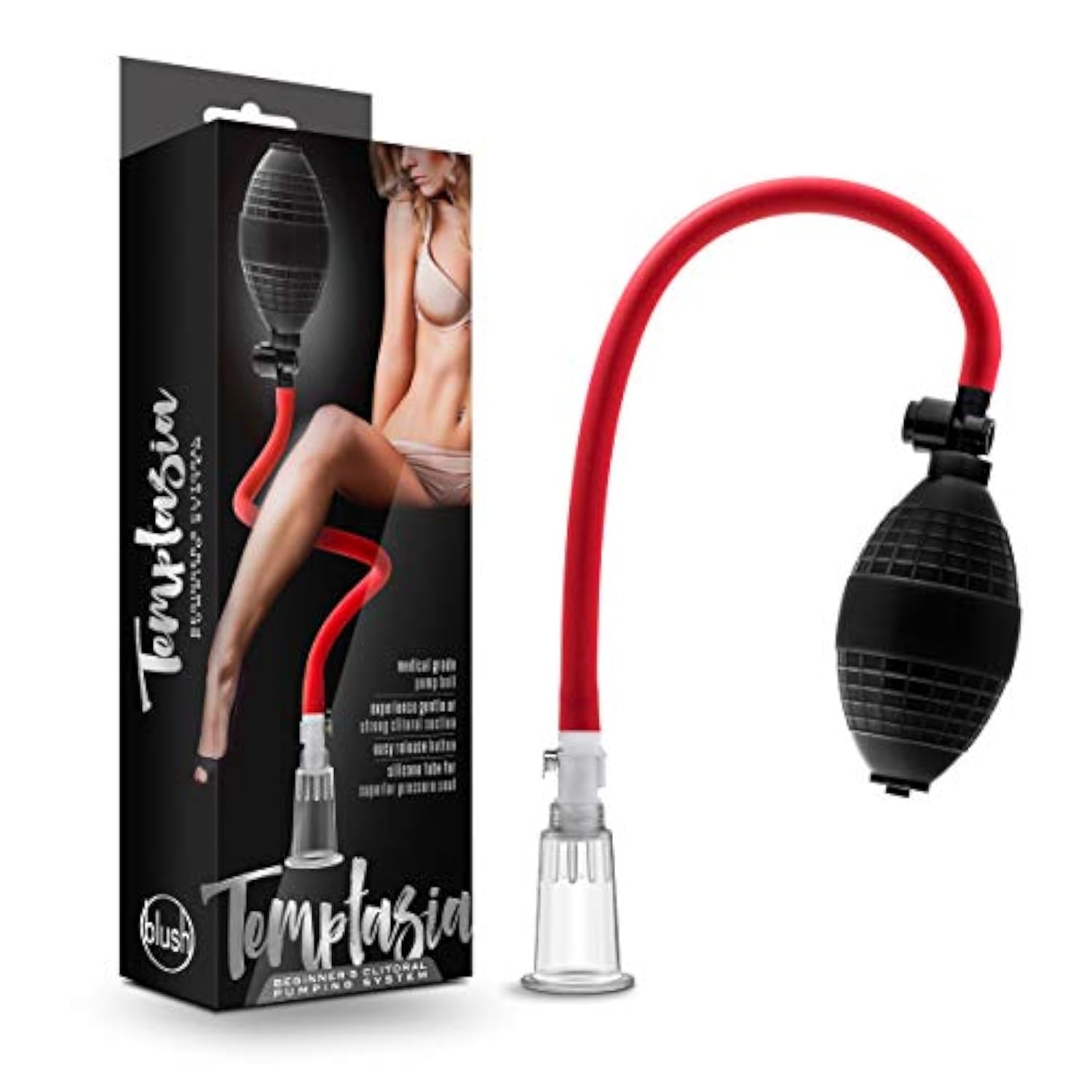 Temptasia Beginners Clit Pump – Strong Suction For Heightened Sensitivity And Arousal – Compatible With Nterchange System For Easy Upgrades – Clitoral Stimulating Sex Toy For Women