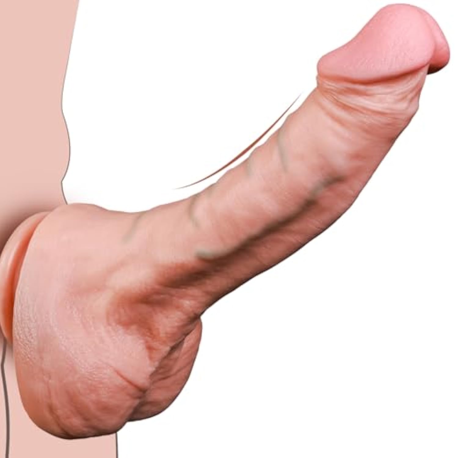 13 Inch Realistic Huge Dildo Curved Beginner Sex Toy, 2.25" Diameter Thick Big Long Dildos Safe Pvc Material With Strong Suction Cup For Hands-Free G-Spot Stimulation & Anal Play For Women Men Couples