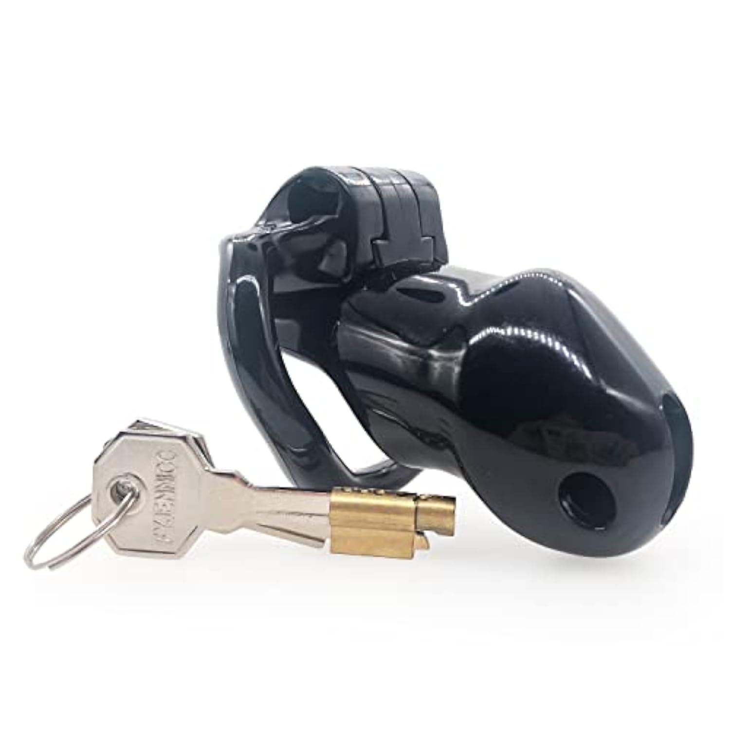 Ht-V2 Chastity Cage|Lightweight Resin Male Chastity Devices|Male Chastity Cage|Adult Sex Toy For Men|5 Color Short Cage|1 Set Magiclockers | 4 Sizes Rings (Pink)