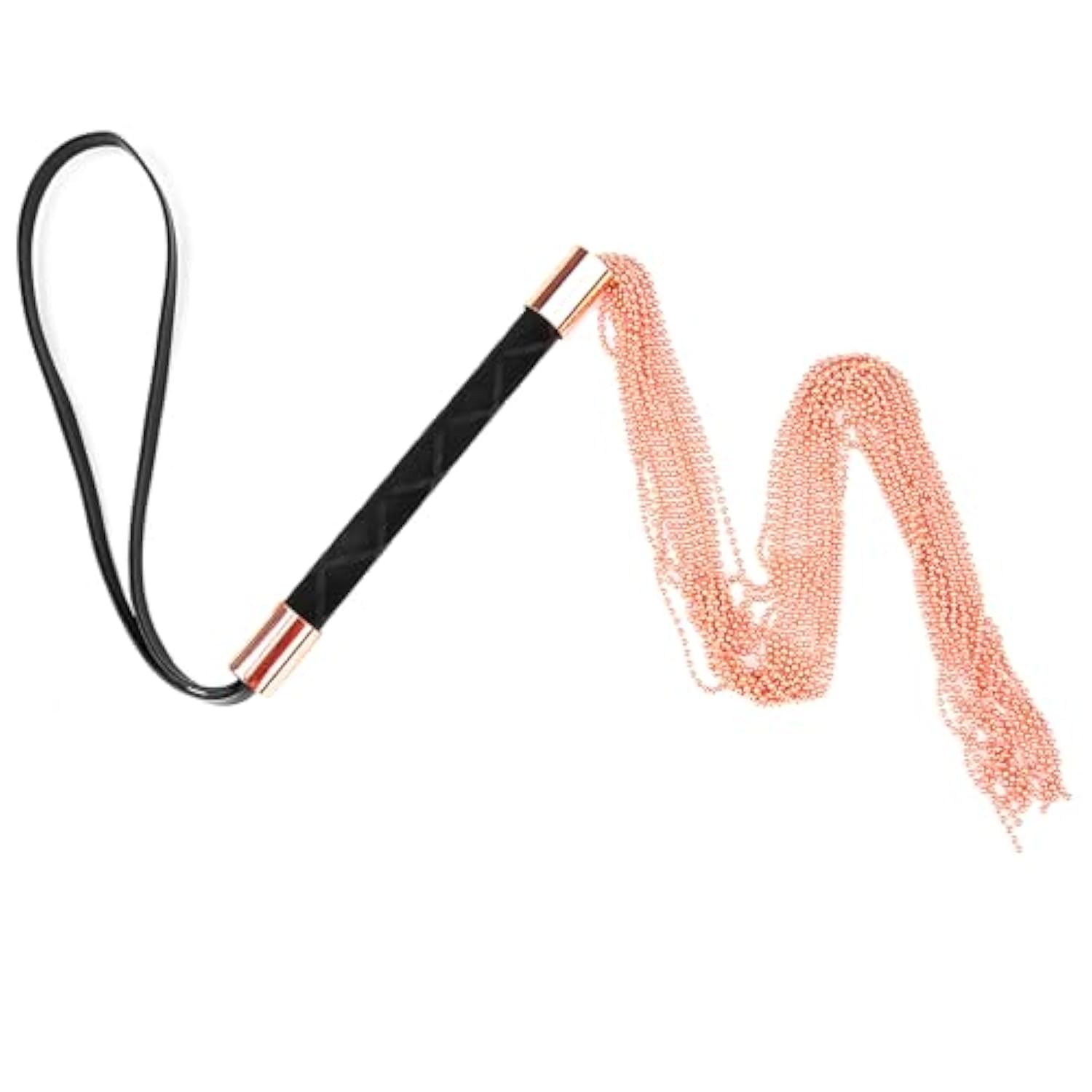 Sex Toys For Women Sexual Whip Restraint Bondage For Couples Faux Leather Crop Sex Toy For Adults Role Play Flogger Fetish S&M Flirt Tools Bdsm Play Bondage Sex Whip Spanking Paddle(Rose Gold)