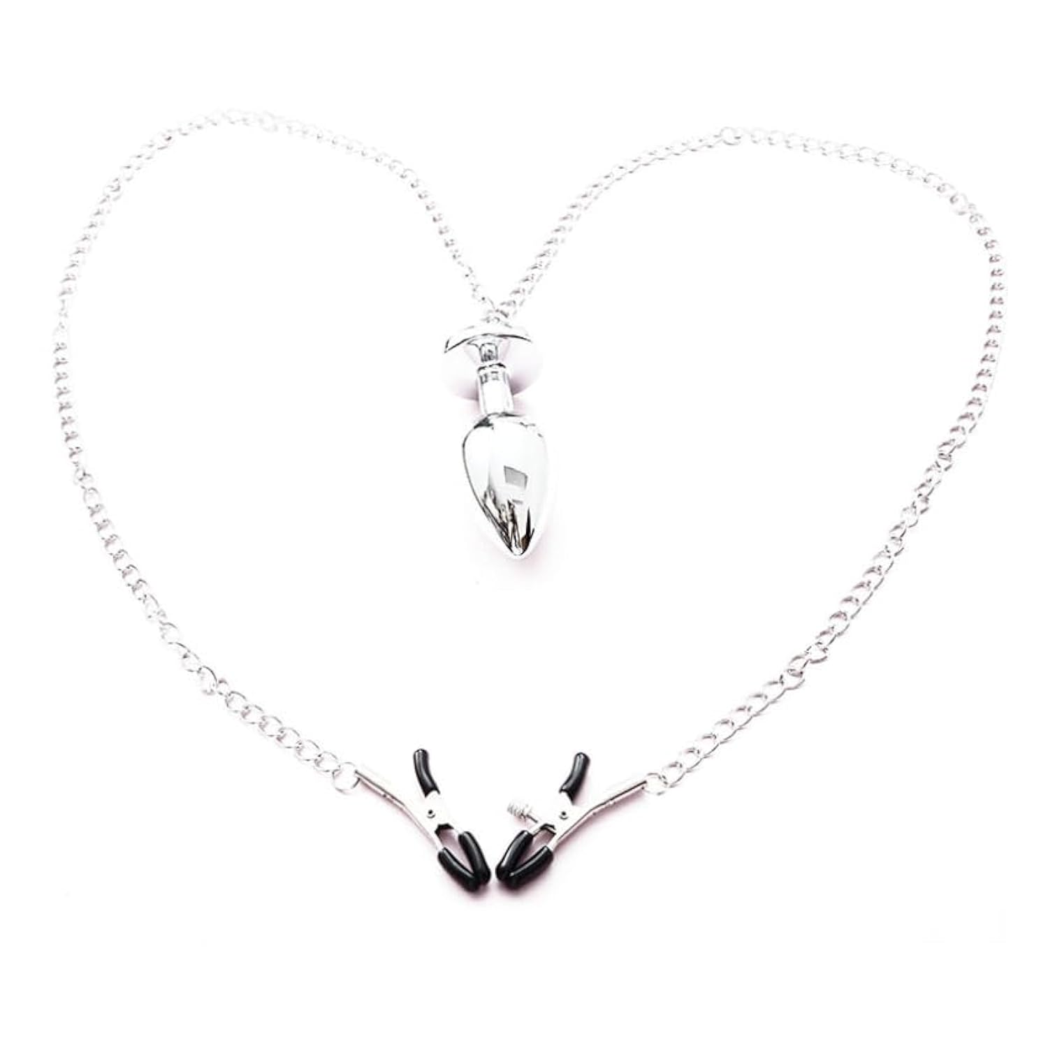 Adult Nipple Chain With Anal Plug Nipple Labia Clitoris Clamp Body Chain Toys G Spot Anal Trainer Metal Butt Plug Kit Bdsm Fetish Sex Adult Toy For Beginner Adult Women Men Couple Sm Game