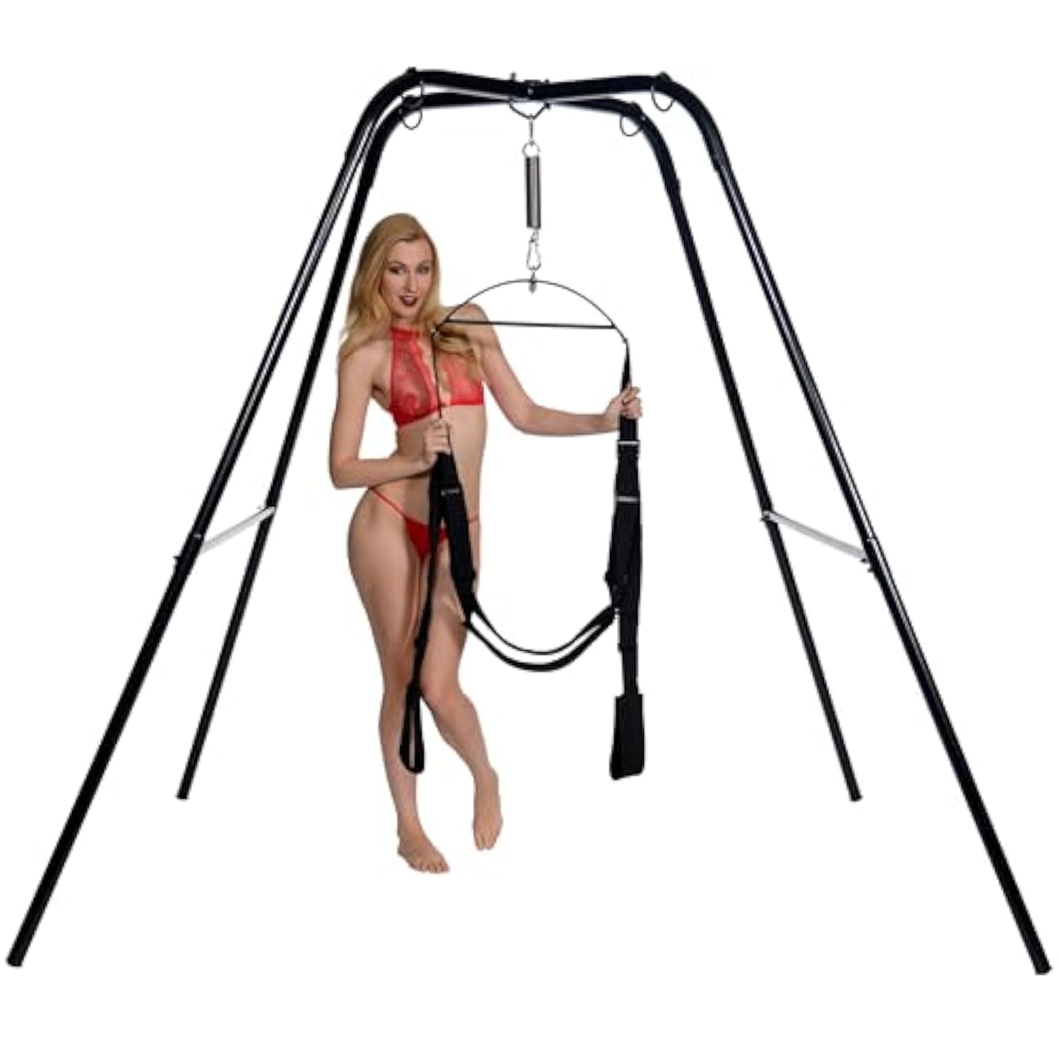 Ultimate Sex Swing Stand | Freestanding Steel Frame For Swings & Slings | Holds Up To 400 Lbs | No Installation Needed | Fast Setup & Storage
