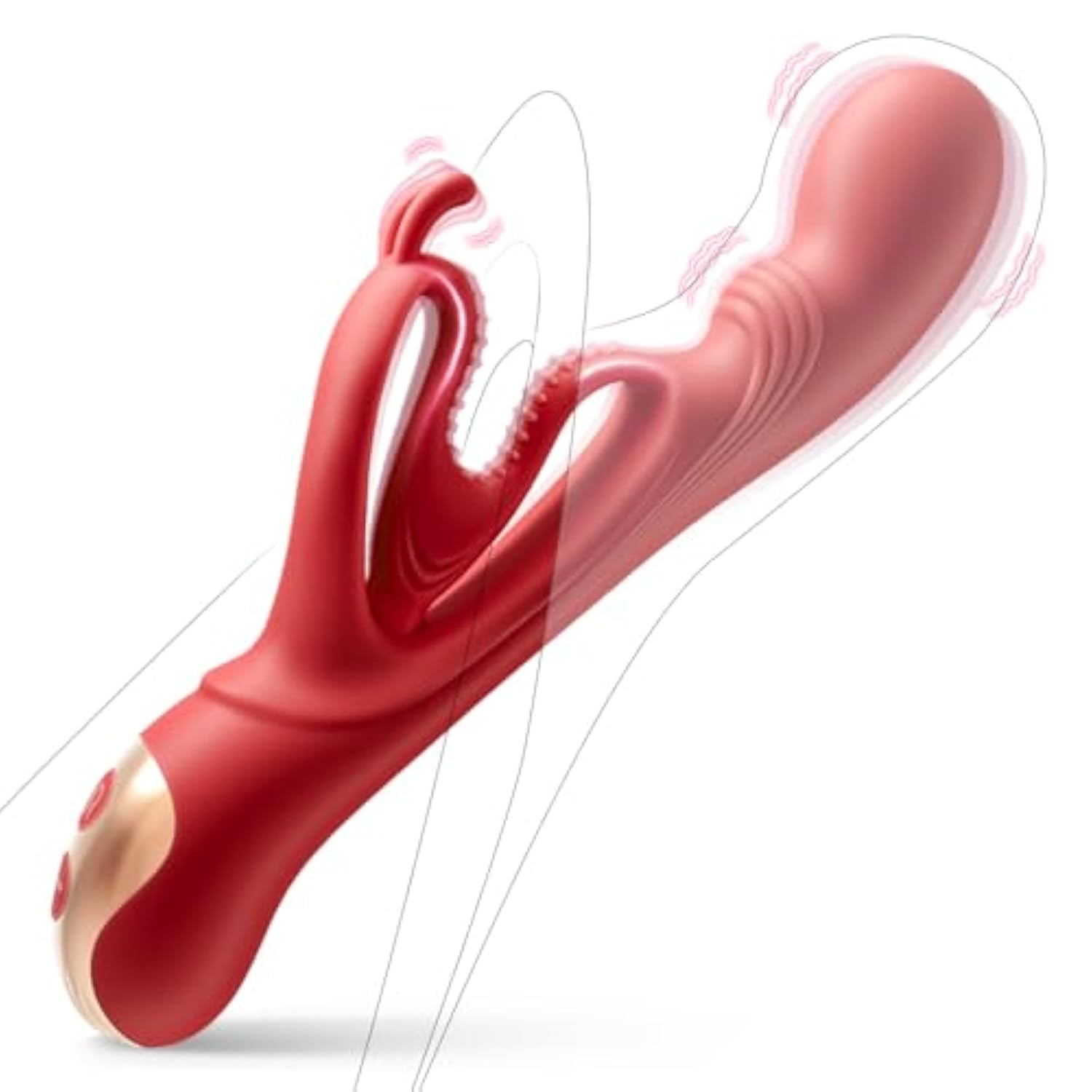 Vibrator Sex Toys Rabbit Vibrators G Spot Dildo With 10×10 Powerful Vibration Modes, Adult Toys For Women Couples With Hollow Bunny Ears For More Precise Clitoral And Vaginal Stimulation