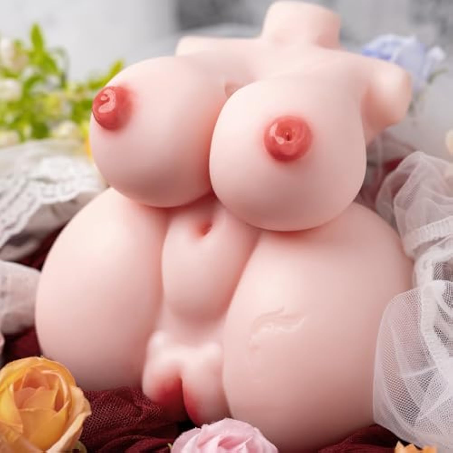 Mini Sex Doll For Male Masturbator, 2.2 Lbs Adult Sex Doll With Realistic Boobs Vagina, Small Sex Dolls Torso With 3D Realistic Channel, Female Sex Love Doll For Men Masturbation