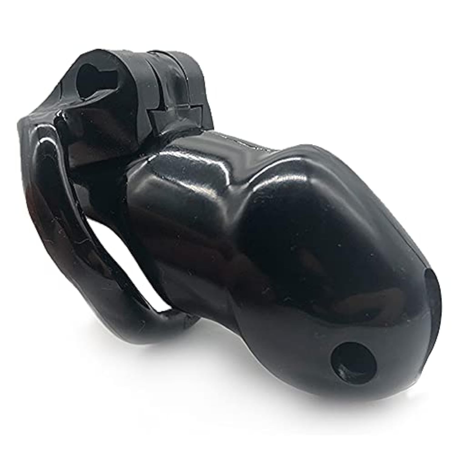 Ht-V2 Chastity Cage |Male Resin Chastity Devices For Beginner |Adult Sex Toy For Men |5 Color Short&Long Cage |2 Sets Magiclockers |4 Sizes Rings Included (Black, Large)