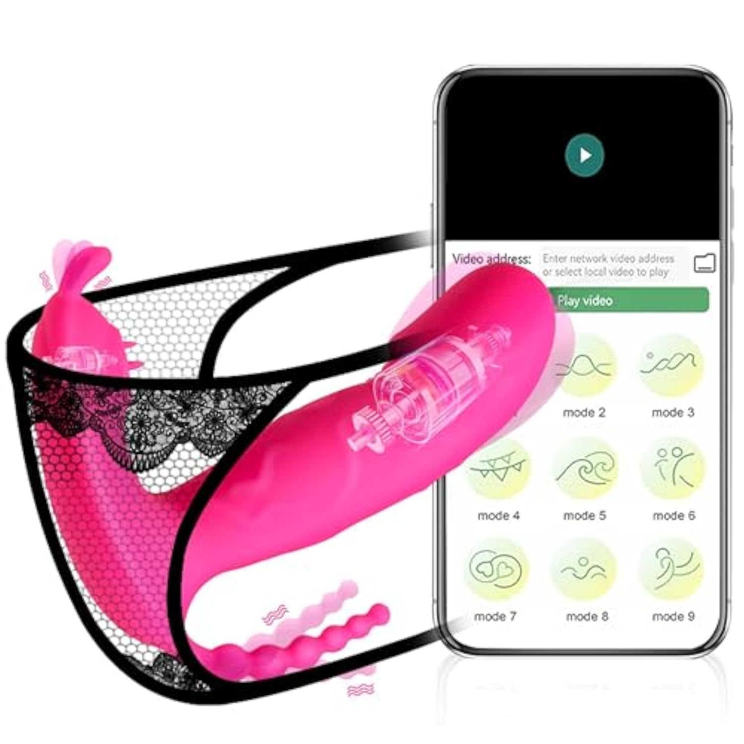 Wearable G Spot Dildo Vibrator, Panty Vibrator With 9 Vibration Frequency, Thrusting Egg Vibrators For Clitoral Vagina Stimulator, Adult Sex Toys For Women & Couple