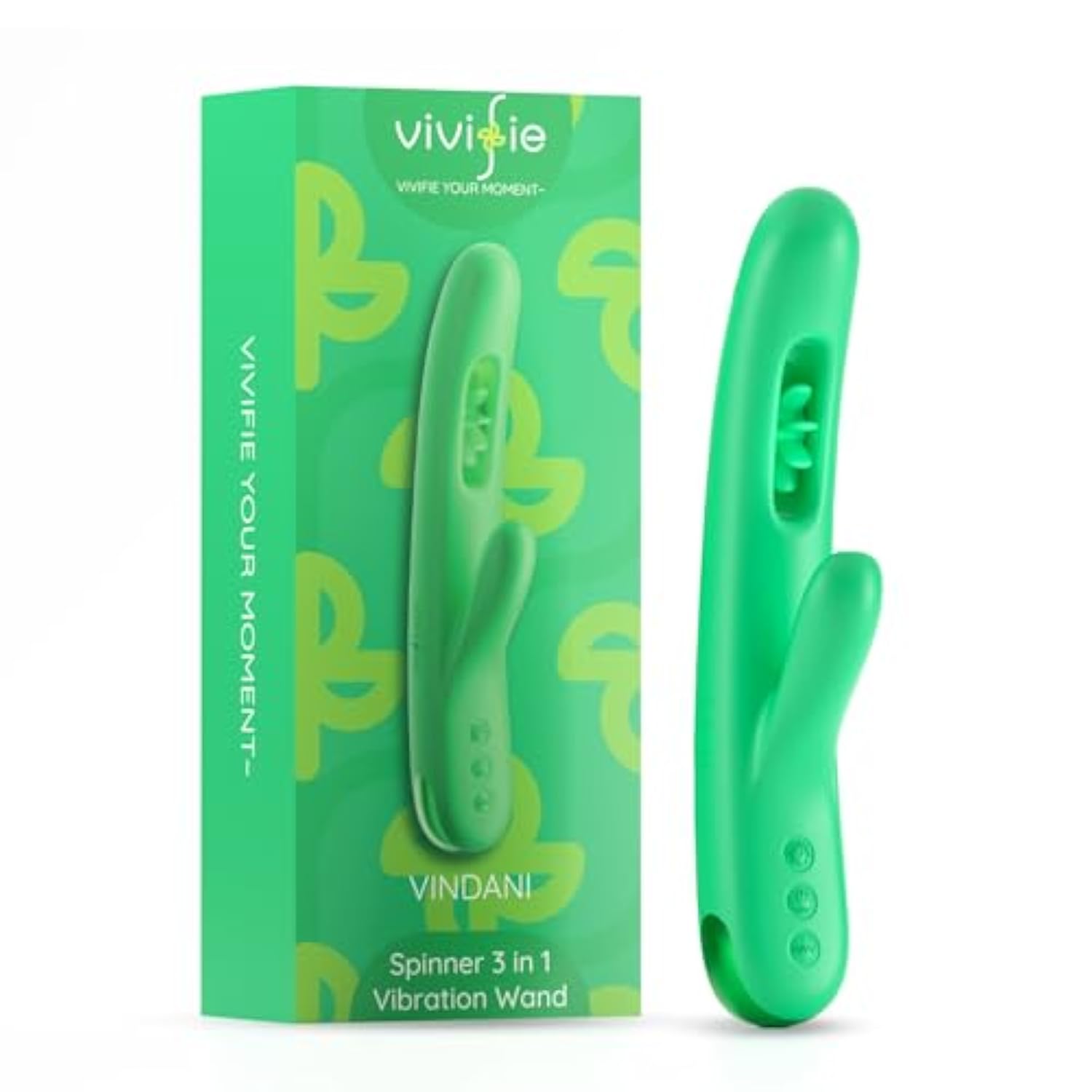 Spinning Rabbit Vibrator Sex Toy - Windmill Spinning G Spot Sex Toys For Women, 3 In 1 G Spot & Clitoral Vibrator With 7 Spinning Modes, 10 Rabbit & 10 Wand Vibrations, Adult Toys For Couples