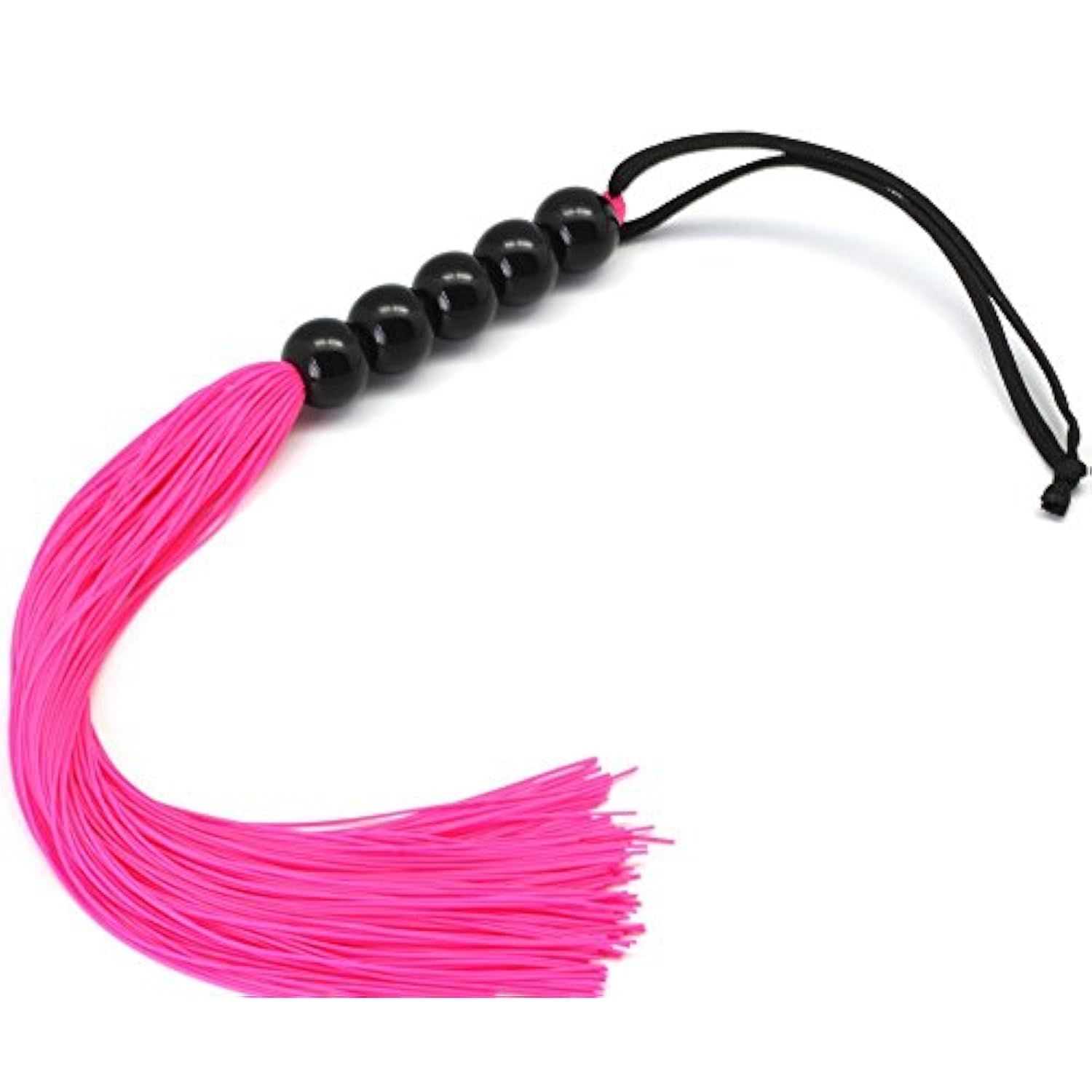 Rubber Sex Flogger Whip - Beginners Super Soft 15 Inch Flogger Whip For Sex Adult (Pink)