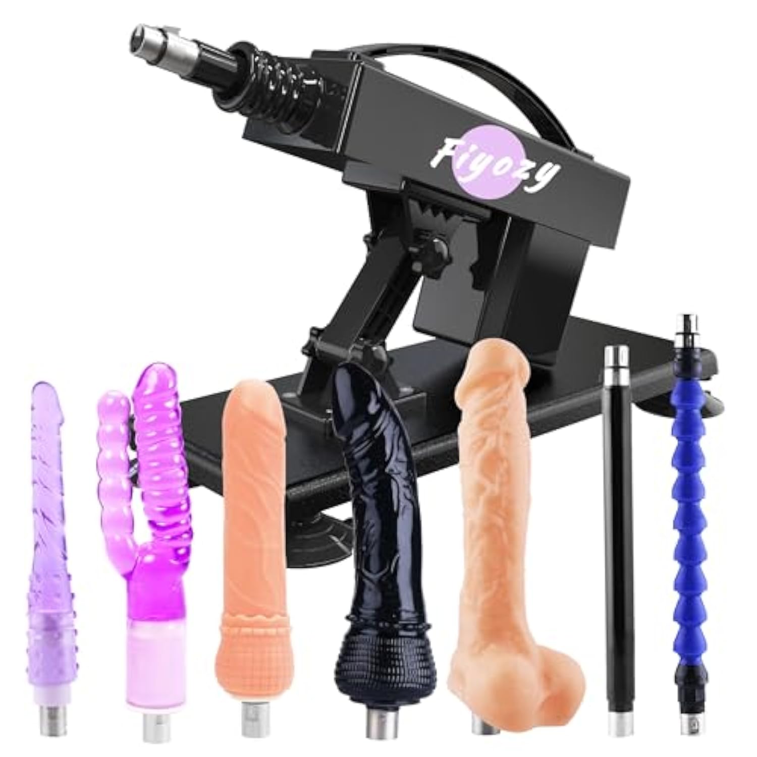 Sex Machine Thrusting Dildo Machine With Remote Controller, Automatic Fuck Machine With Realistic Dildos, Anal Dildos Love Machine For Women With 7 Attachments Adult Sex Toys&Games