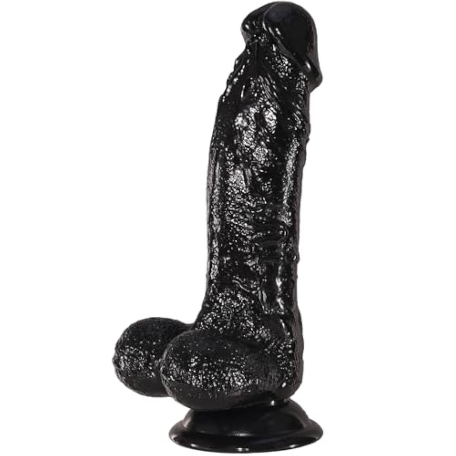 7 Inch Realistic Black Small Dildo Sex Toy For Beginner,Thin Dildo Lifelike Penis With Strong Suction Cup For Anal Stimulation G Spot Dildos Adult Sex Toy For Women Men Couple