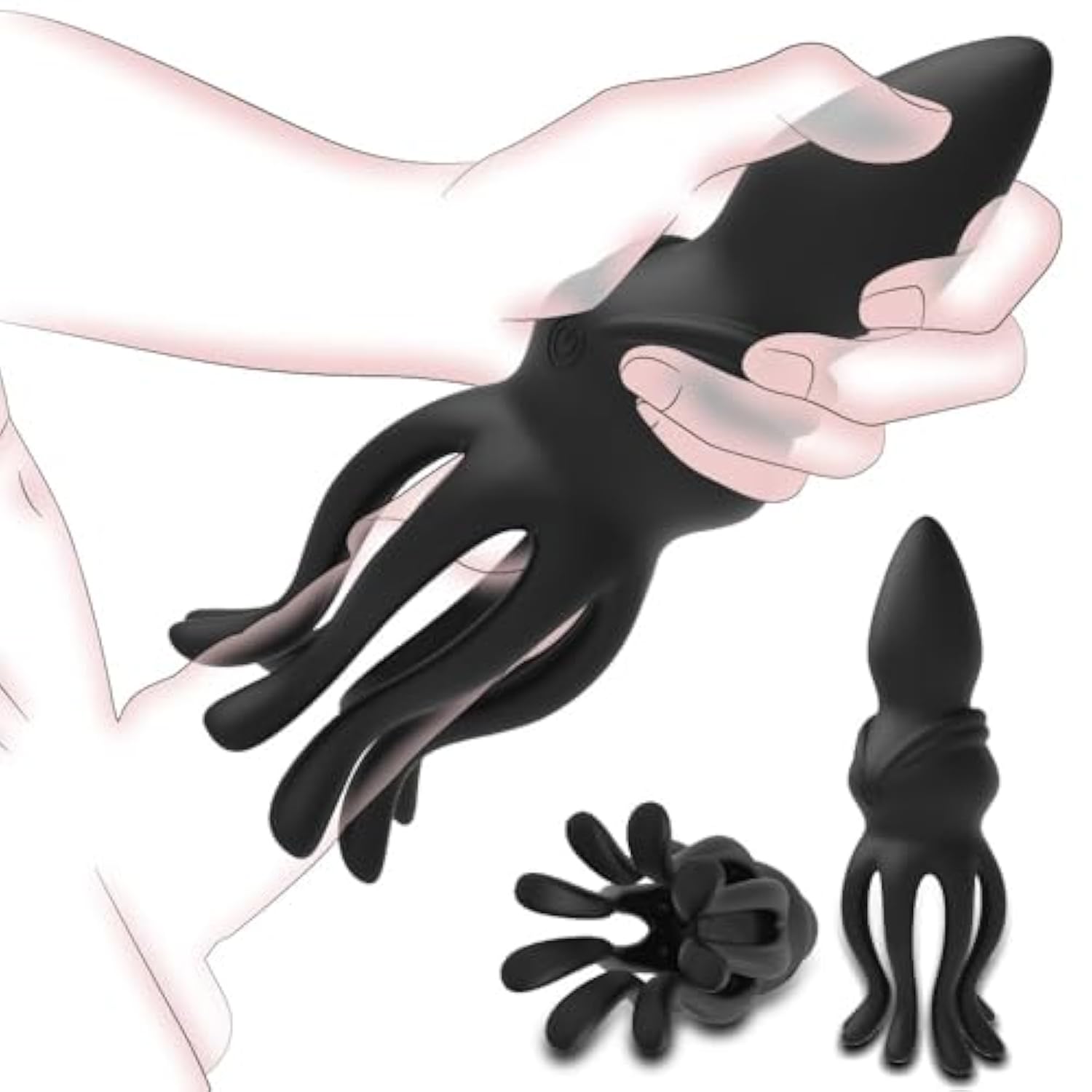 Male Masturbator Adult Toys For Men Male Sex Toy With 9 Vibrating Mode,Anal Butt Plug Prostate Massager Tentacle Pocket Pussy Mens Penis Vibrator,Clit Nipple Stimulation Bdsm Sex Toy For Men Women