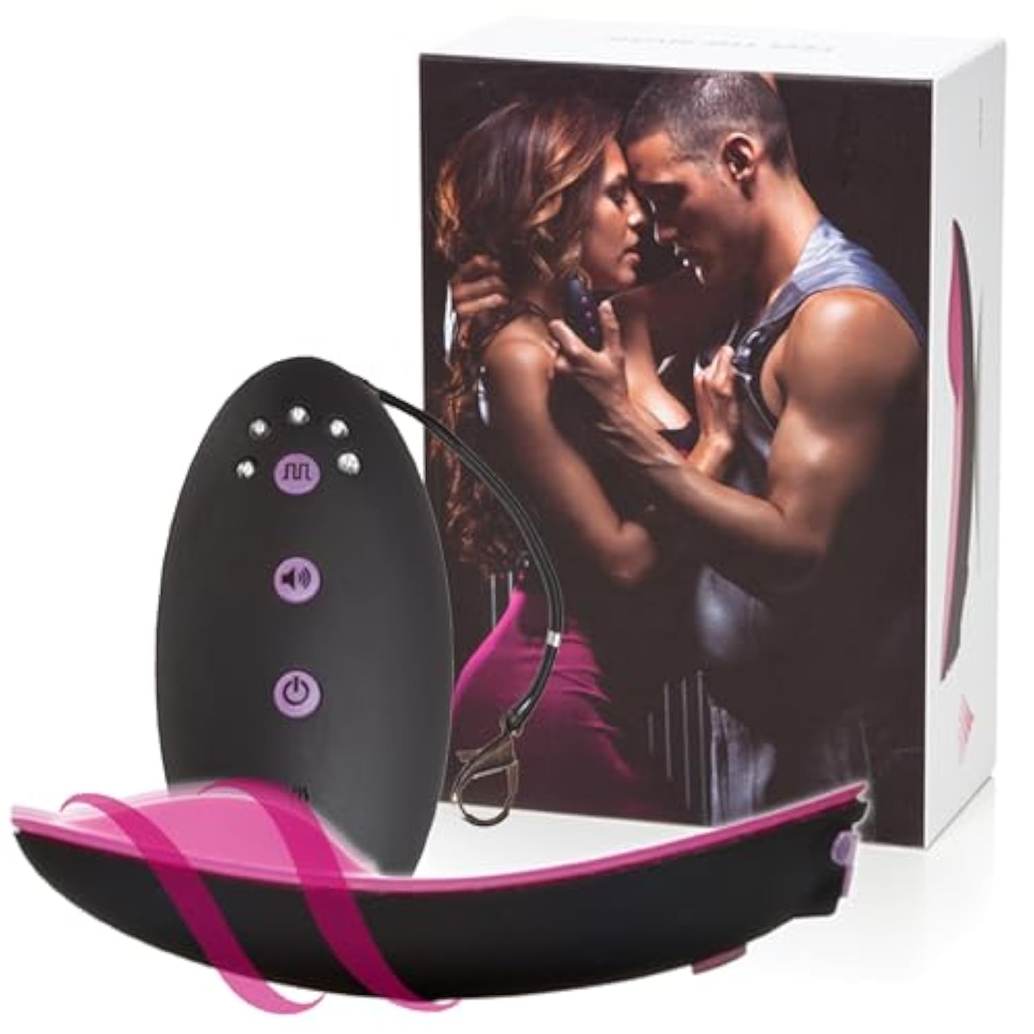 Club Vibe 2.0H Wearable Panty Vibrator - Wireless Remote Control Vibrator With 2 Play Modes - Sexy Toys For Couples - Gifts For Women - Gifts For Her - Pink/Black