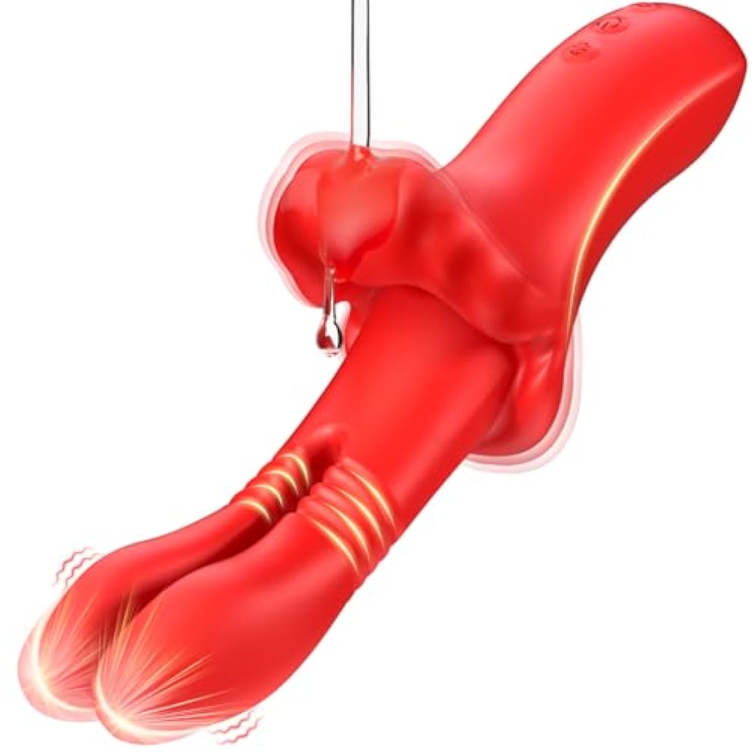 Thrusting Vibrator Sex Toys For Women - Adult Toys G Spot Vibrators With 10 Thrusting 10 Vibrating 10 Clitoral Vibration, Female Nipple Stimulator Double Dildo Rabbit Adult Sex Toys & Games For Couple