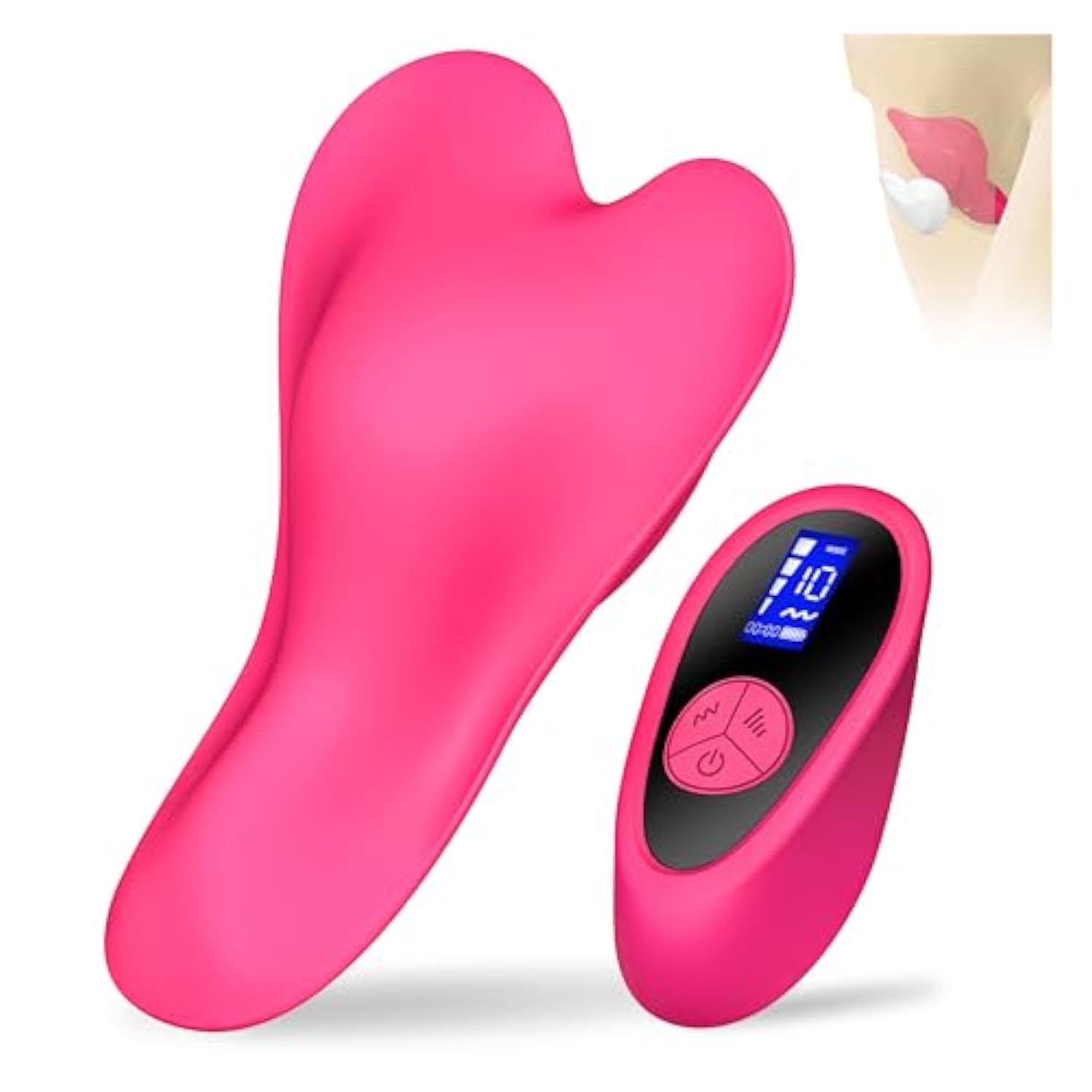 Sex Toys Lcd Display Remote Control Wearable Vibrator, Powerful Love Magnetic Clip Panty Vibrator Women Sex Toy With 10 Vibrations & 4 Speeds, Clitoral Stimulator Adult Toys For Women