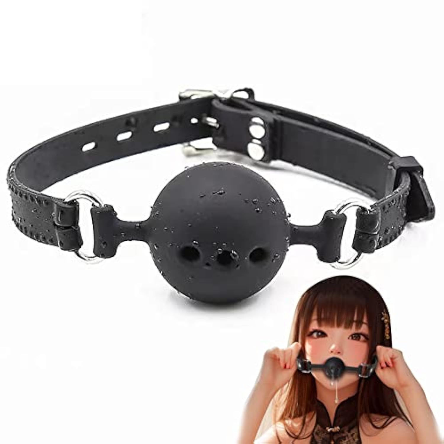 Silicone Ball Gags Adult Sex Toys Fetish Open Mouth Ballgags Adjustable Bdsm Oral Gag Restraints For Beginners Couples