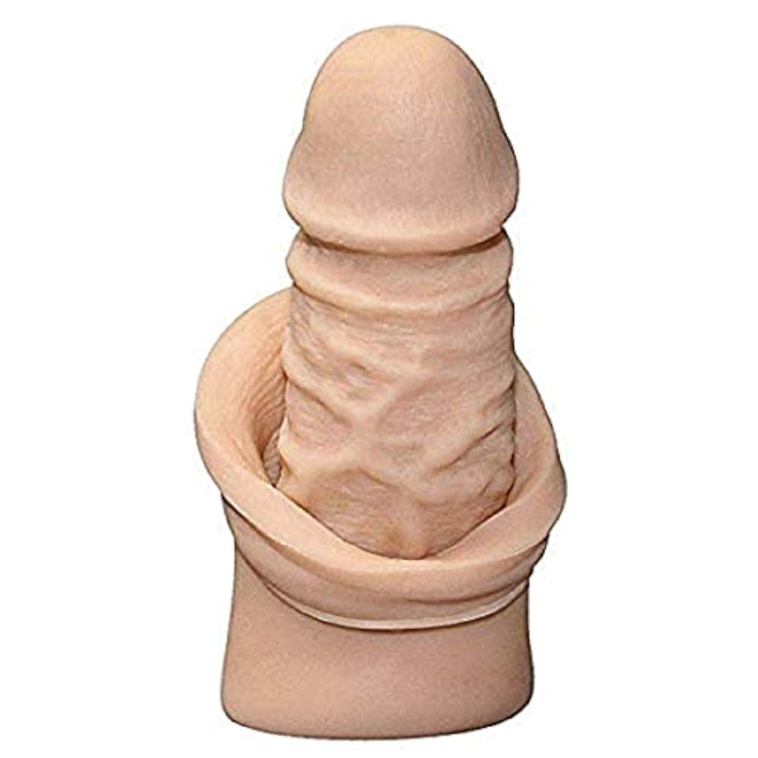 New Soft Texture Sleeve Extender Sheath For Men Male Enhancement Extension Sleeve-1511 (Flesh-Colored/R)