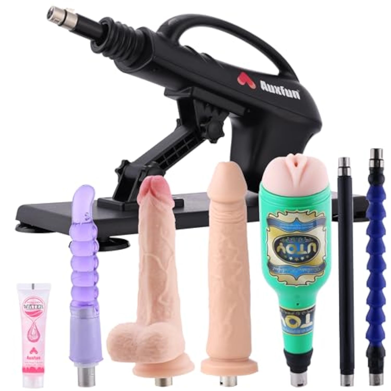 Sex Machine Thrusting Dildo Machine For Man, Love Machine Fuck Machine For Women With 3Xlr Connector, Adult Sex Toys Masturbator Realistic Dildo 7 Attachments For Couples