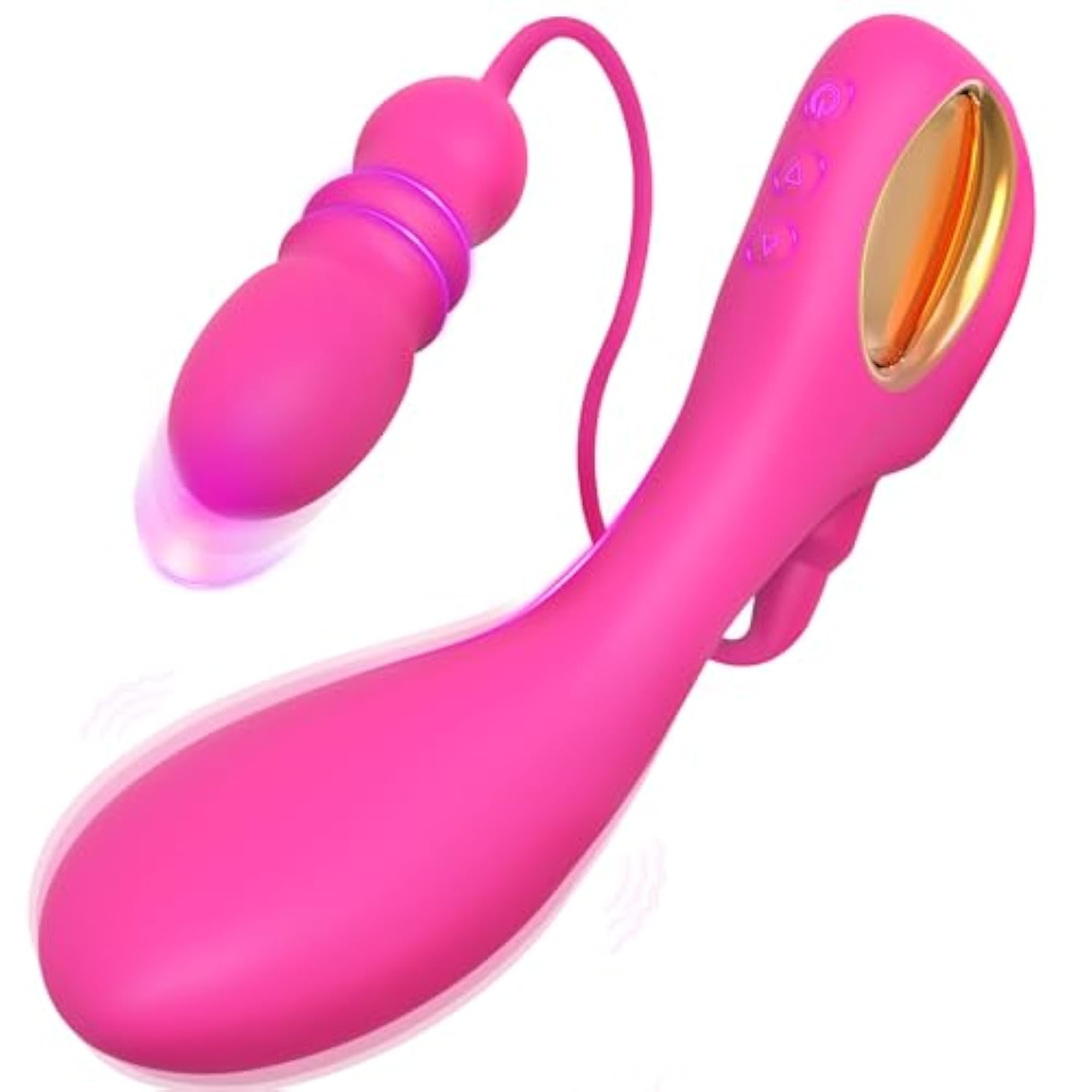 G Spot Vibrator Thrusting Dildo For Women Adult Sex Toys, 3In1 Vibrators Anal Toy With 7 Thrusting & 7 Vibrating Modes For Double Stimulation, Anal Vibrator For Female Men Couple Sexual Pleasure