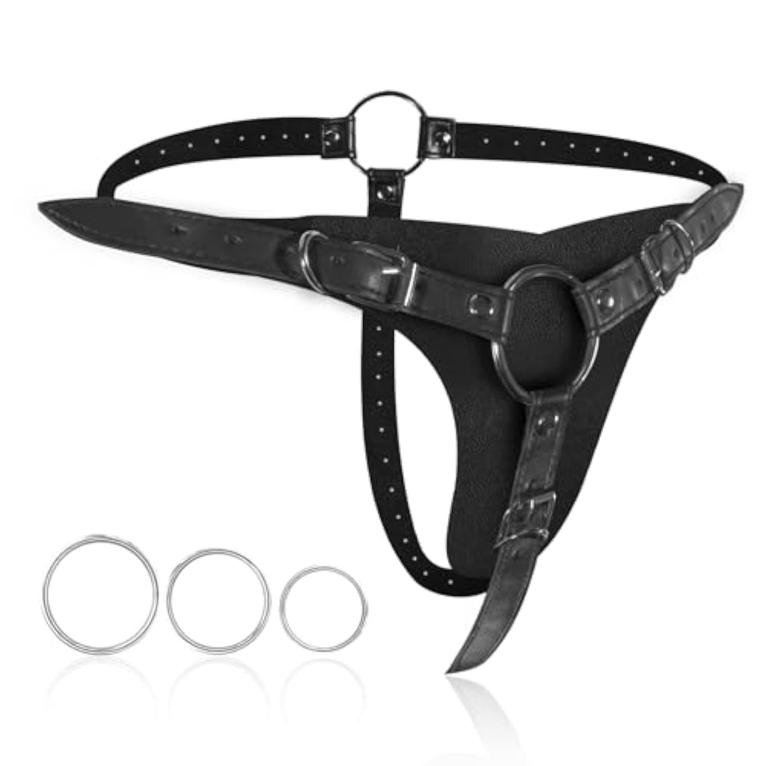 Strap On Dildo 2025 New Model Sex Toys For Women And Men - Adjustable Plus Size Strap-On With Plush Lining And Three Metal Rings - Ideal For Lesbian And Gay Couples Pegging Game