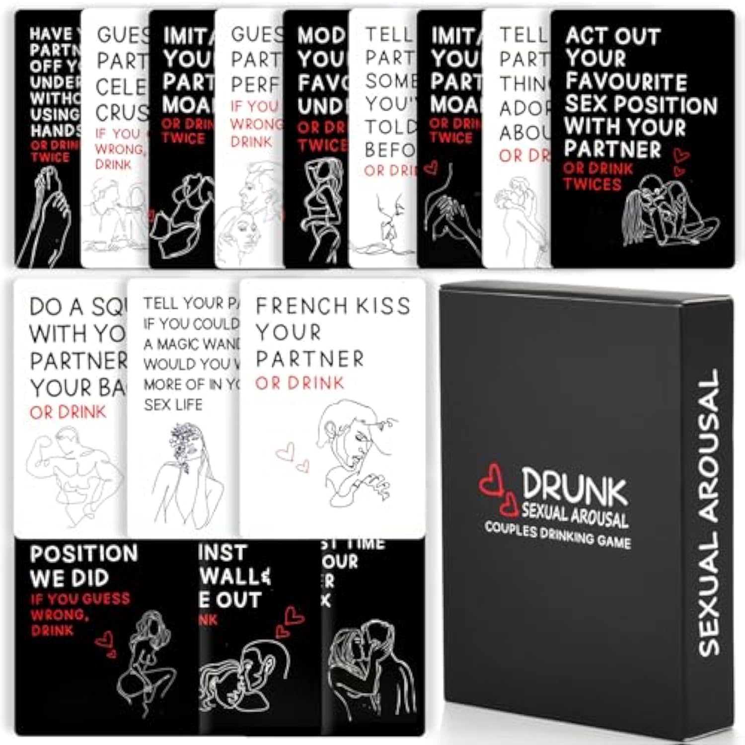 Drinking Game Card Deck Sex Card Game Sex Toy Adventurous Playing Cards Erotic Bedroom Game For Couple Lover