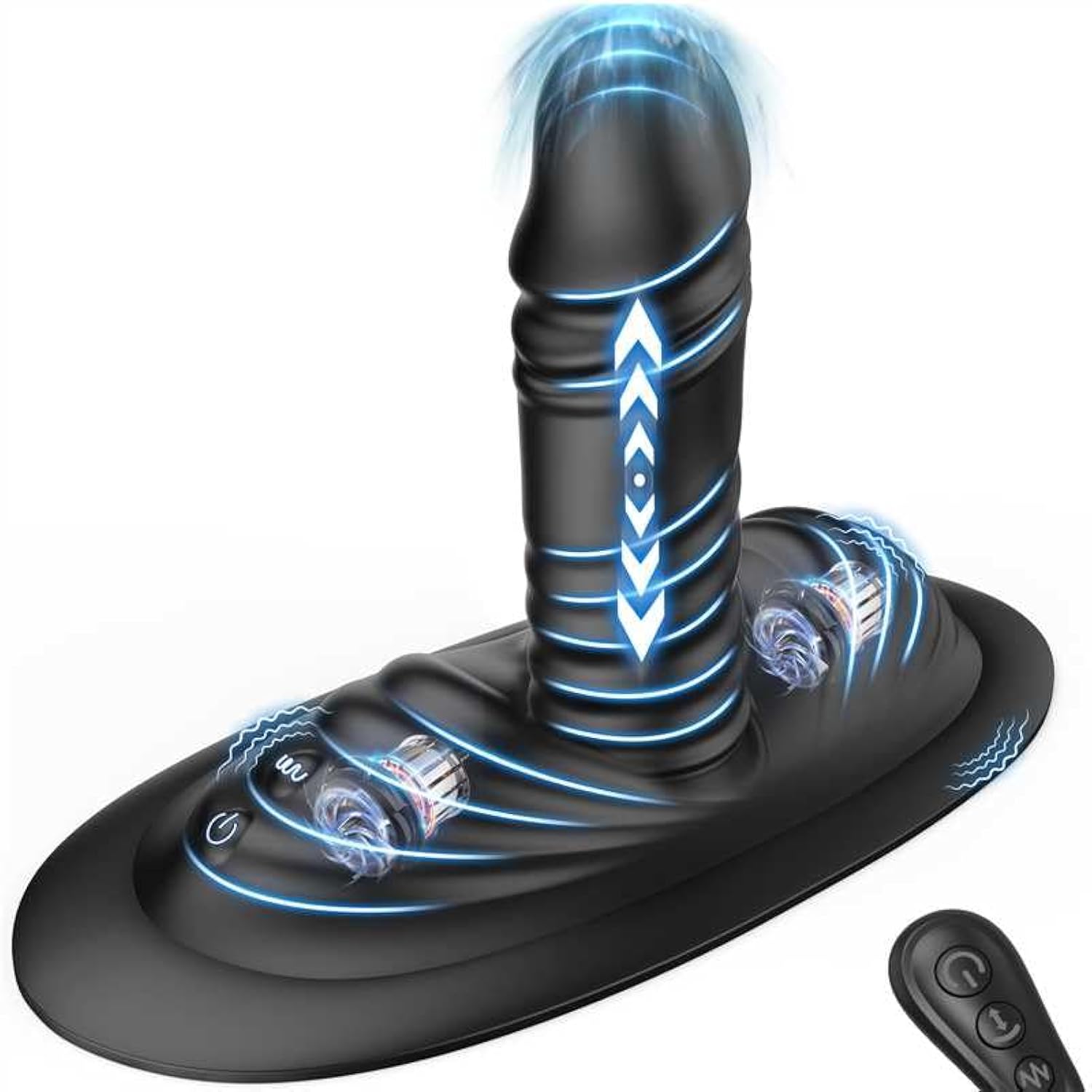 Prostate Massager Anal Toys Anal Dildo, Grinder Male Sex Toys For Men Women Sex Toy Butt Plug Anal Plug 9 Vibrating 3 Thrusting, Adult Toys G Spot Vibrator Ride Anal Beads For Couples Sex Chair
