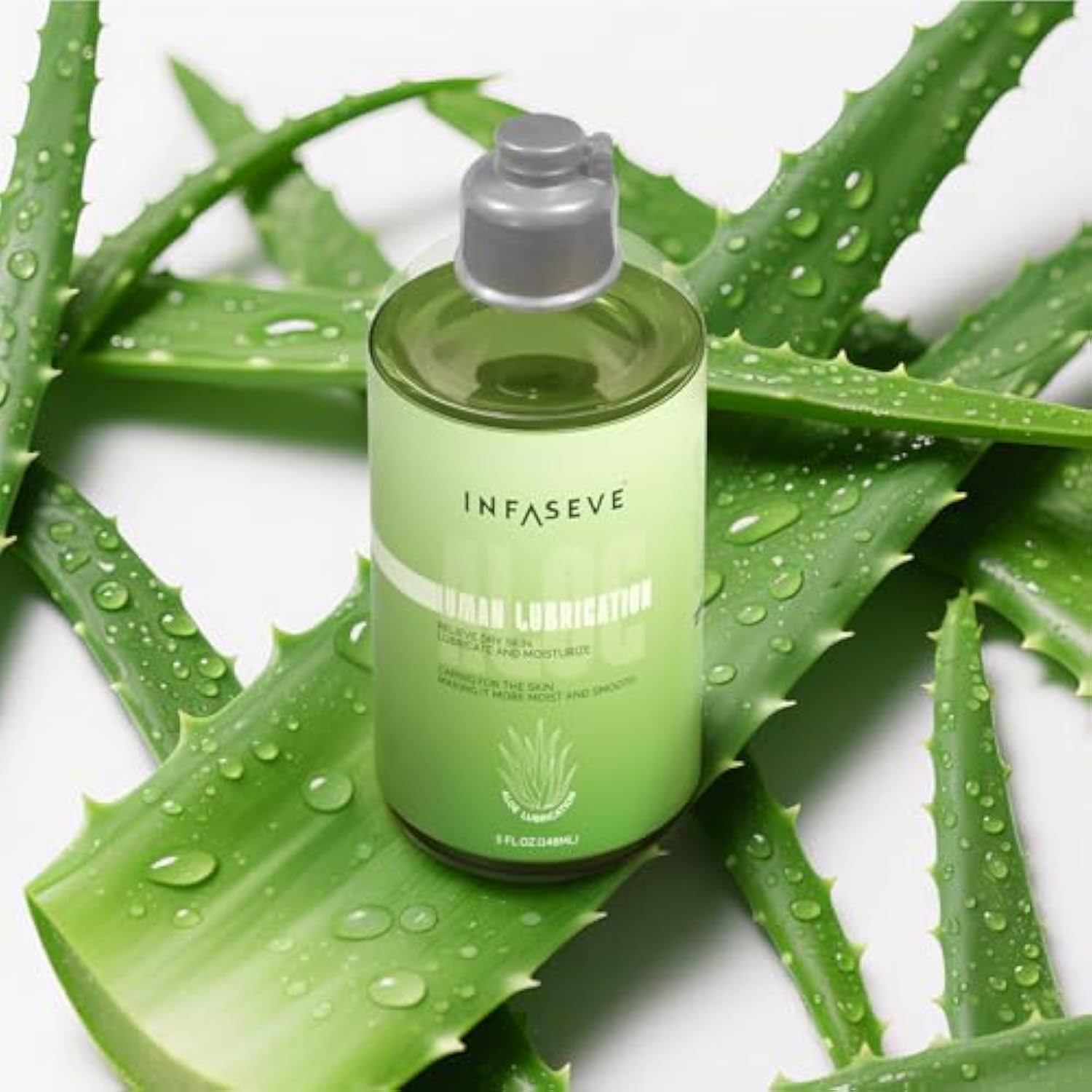 Aloe Lube Water Based Lubricant, Long-Lasting Wet Lube For Privacy And Sex Toys, Ph Balance Sex Lube For Women, Men, Couples, Non-Greasy Liquid Personal Lubricant And Vaginal Moisturizer, 5 Fl Oz