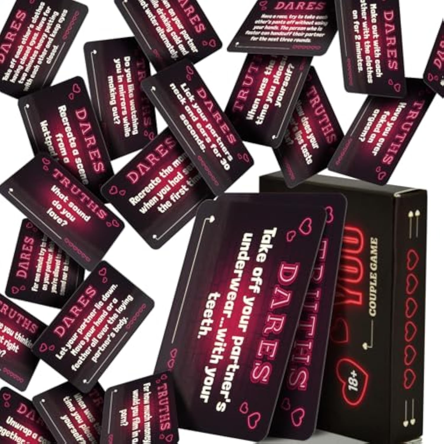 Truth Or Dare Sex Card Game Intimacy Date Night Deck Naughty Party Game Sex Toy Adventurous Playing Cards Erotic Bedroom Game For Couple Lover