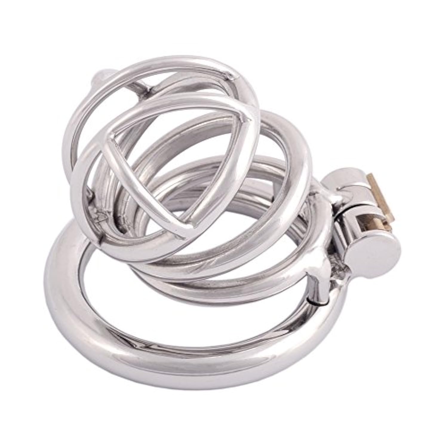 Medical Grade Stainless Chastity Device Male Cock Cage Adult Game Sex Toy D045 (1.77 Inch / 45Mm)